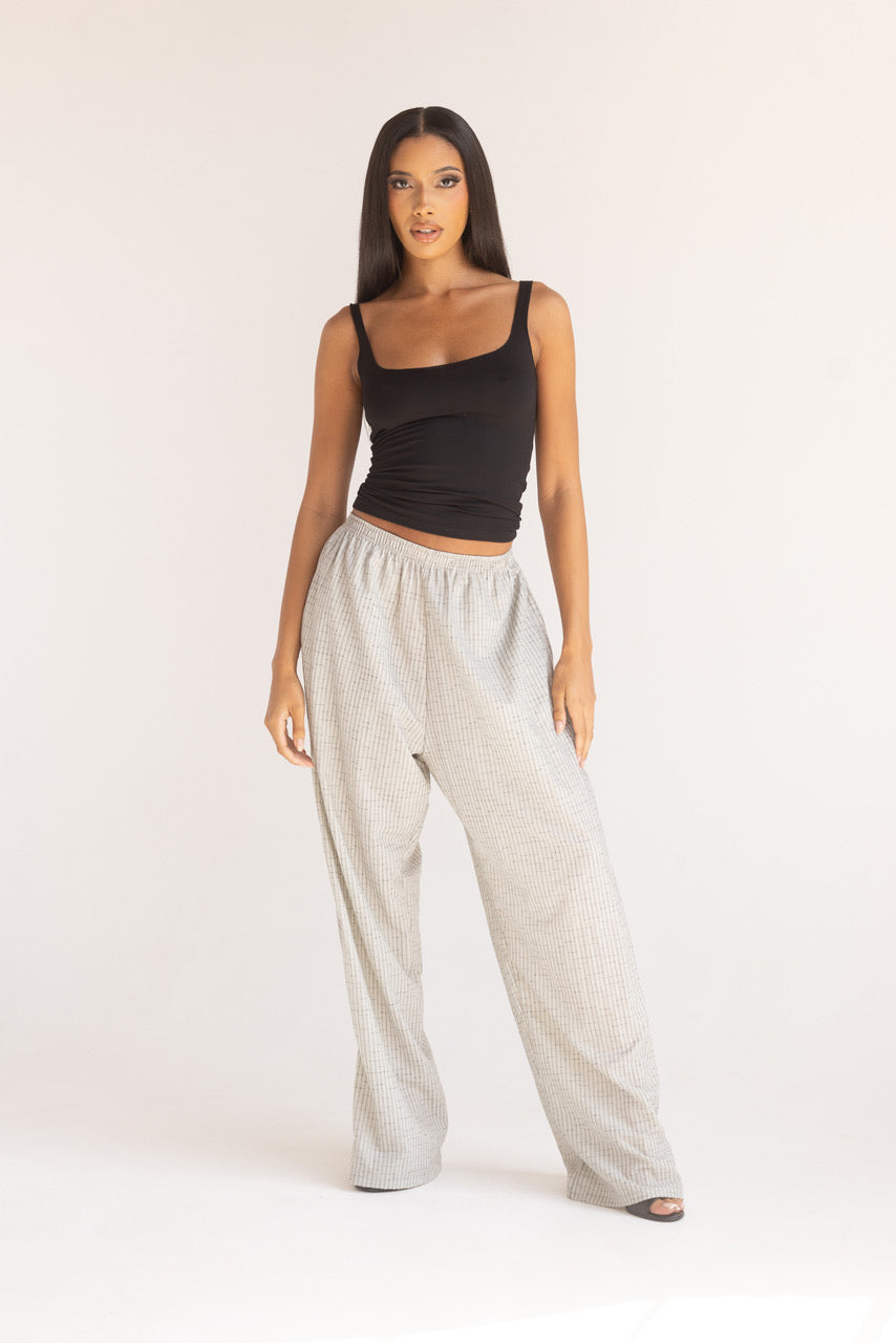 Dillon Bottom - Grey Stripe