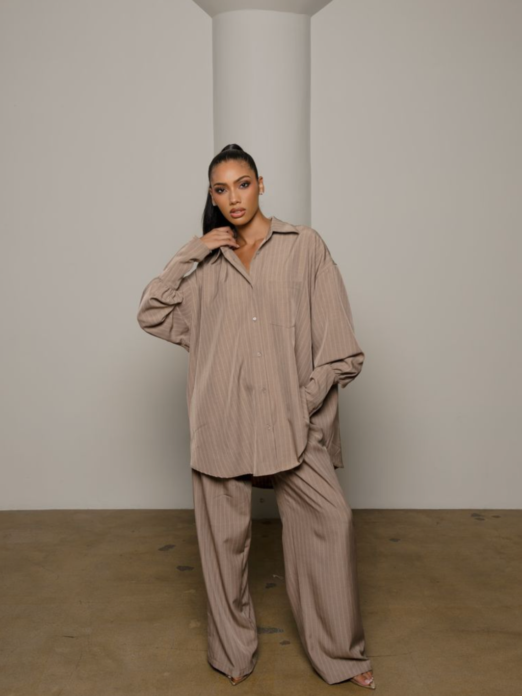 Toia Bottom -Taupe