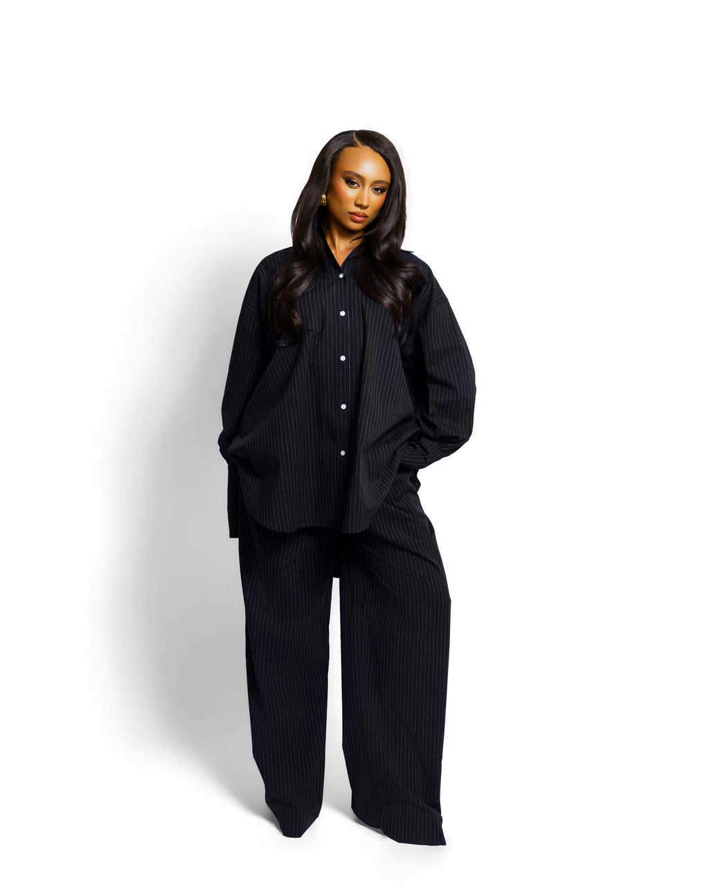 Toia Top - Pinstripes