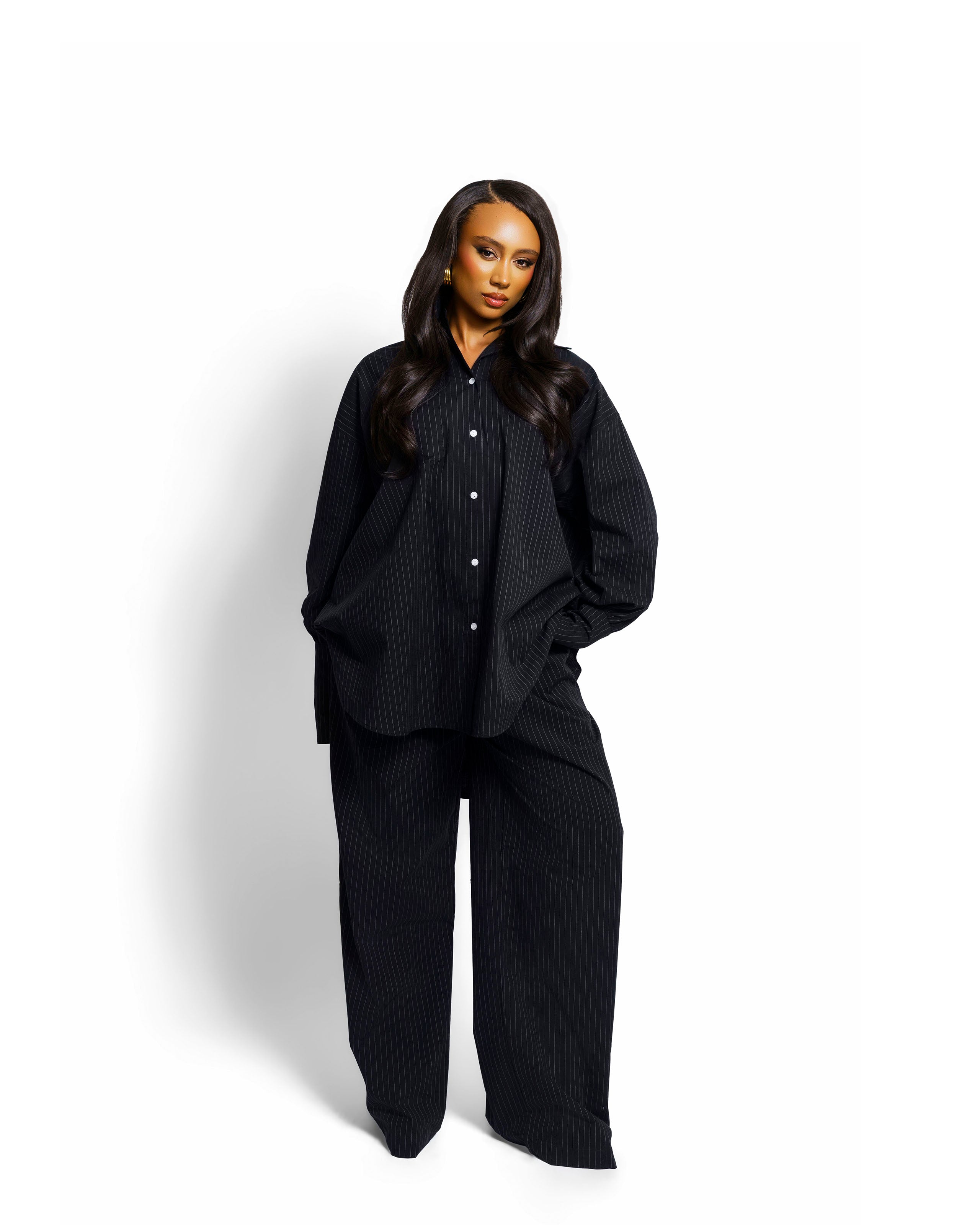 Toia Top - Pinstripes