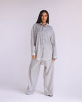 Dillon Top - Grey Stripe