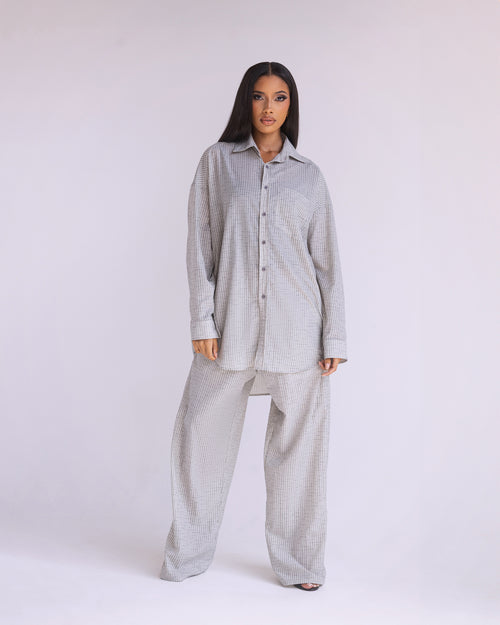 Dillon Bottom - Grey Stripe